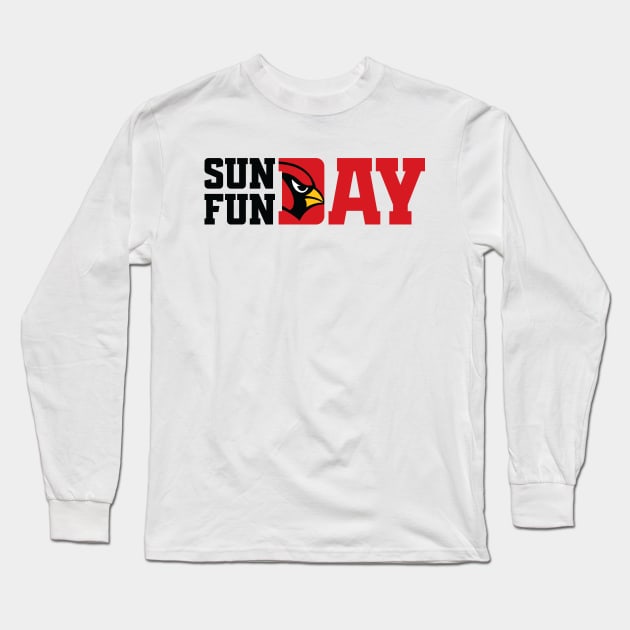 Arizona Cardinals Sunday Funday 2 Long Sleeve T-Shirt by LunaGFXD